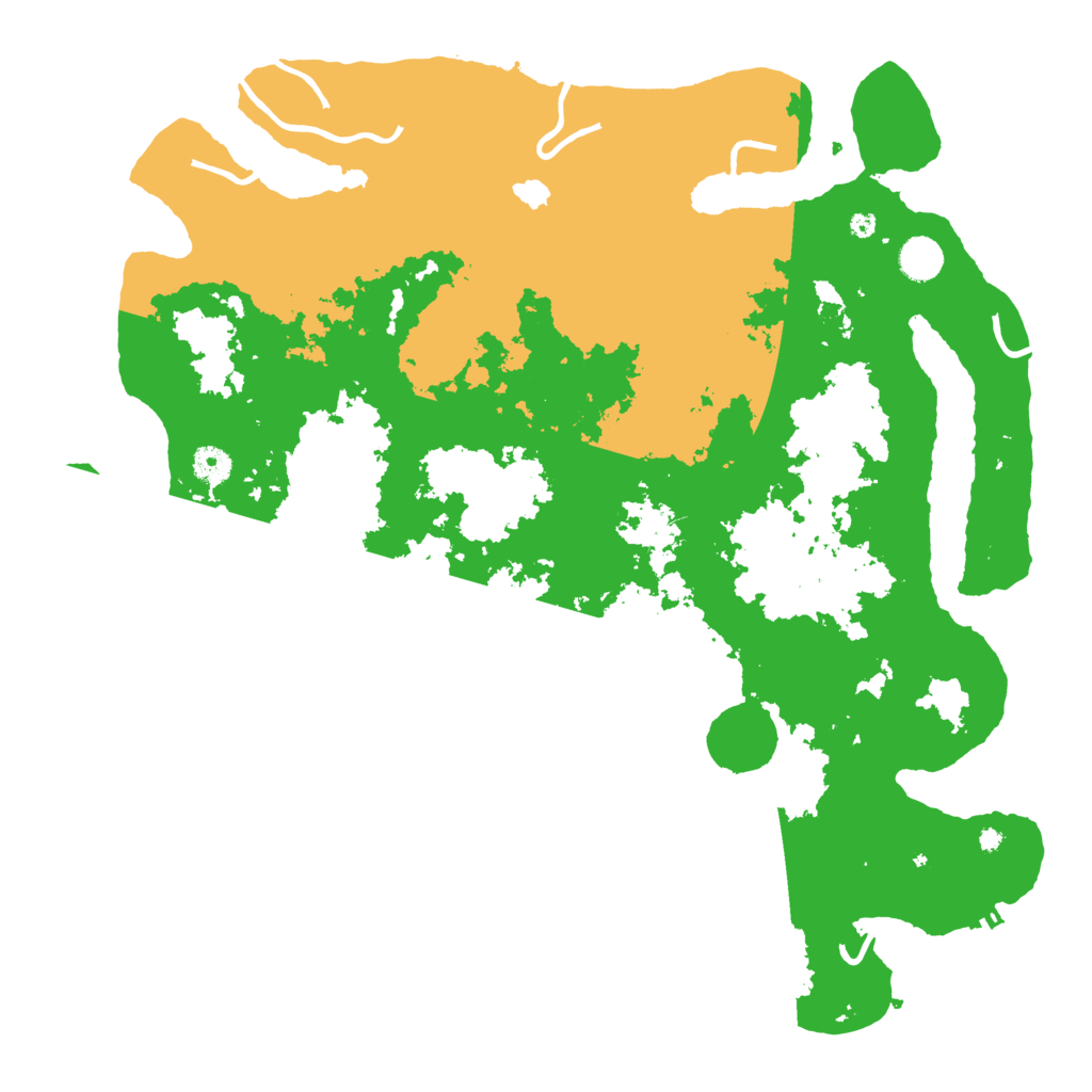 Biome Rust Map: Procedural Map, Size: 4343, Seed: 2147483647