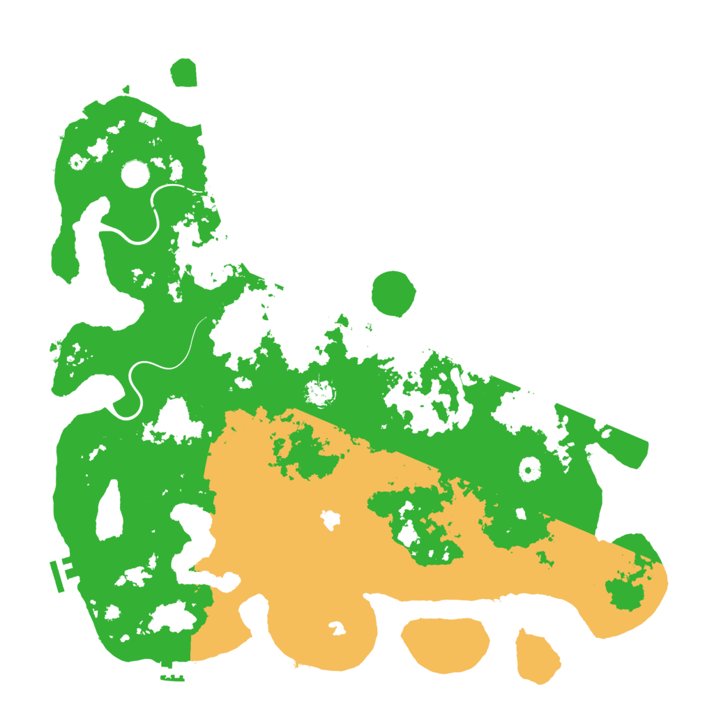 Biome Rust Map: Procedural Map, Size: 4500, Seed: 6543795