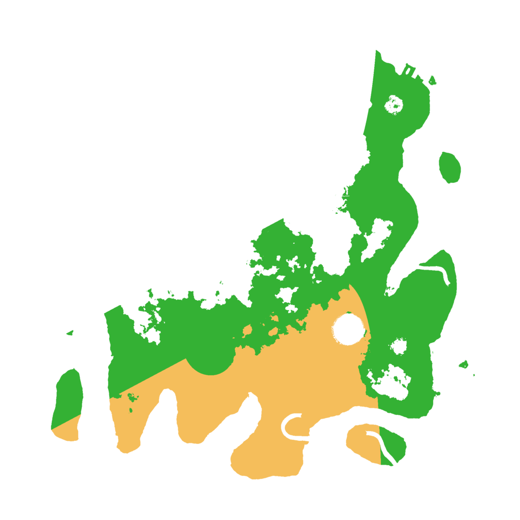 Biome Rust Map: Procedural Map, Size: 3000, Seed: 1258503733