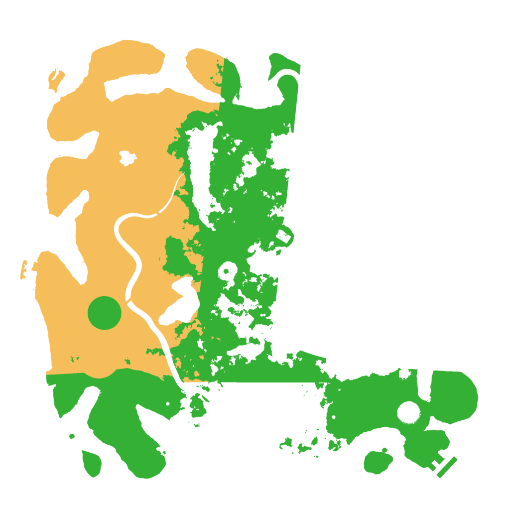 Biome Rust Map: Procedural Map, Size: 4000, Seed: 1974923