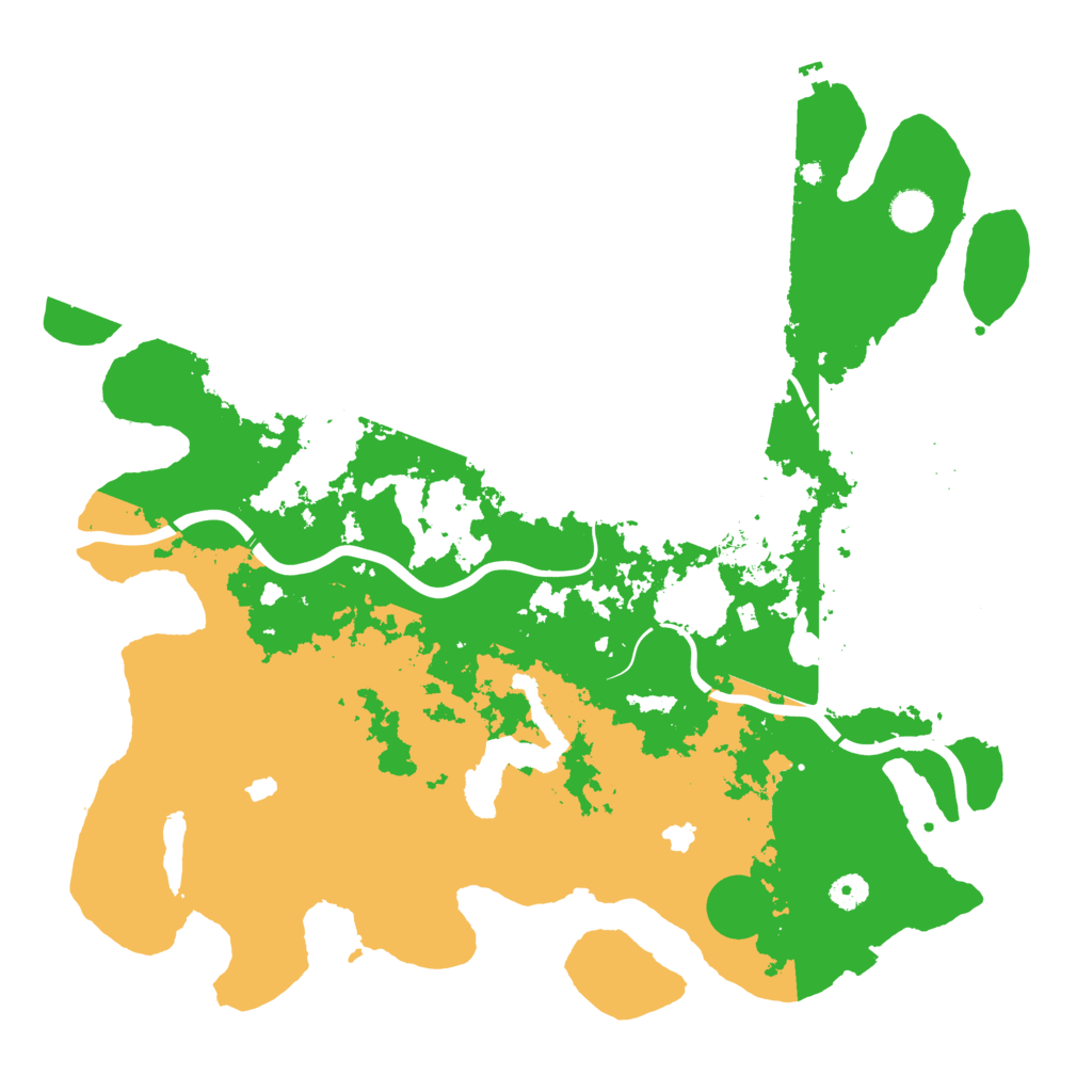 Biome Rust Map: Procedural Map, Size: 4500, Seed: 121051775