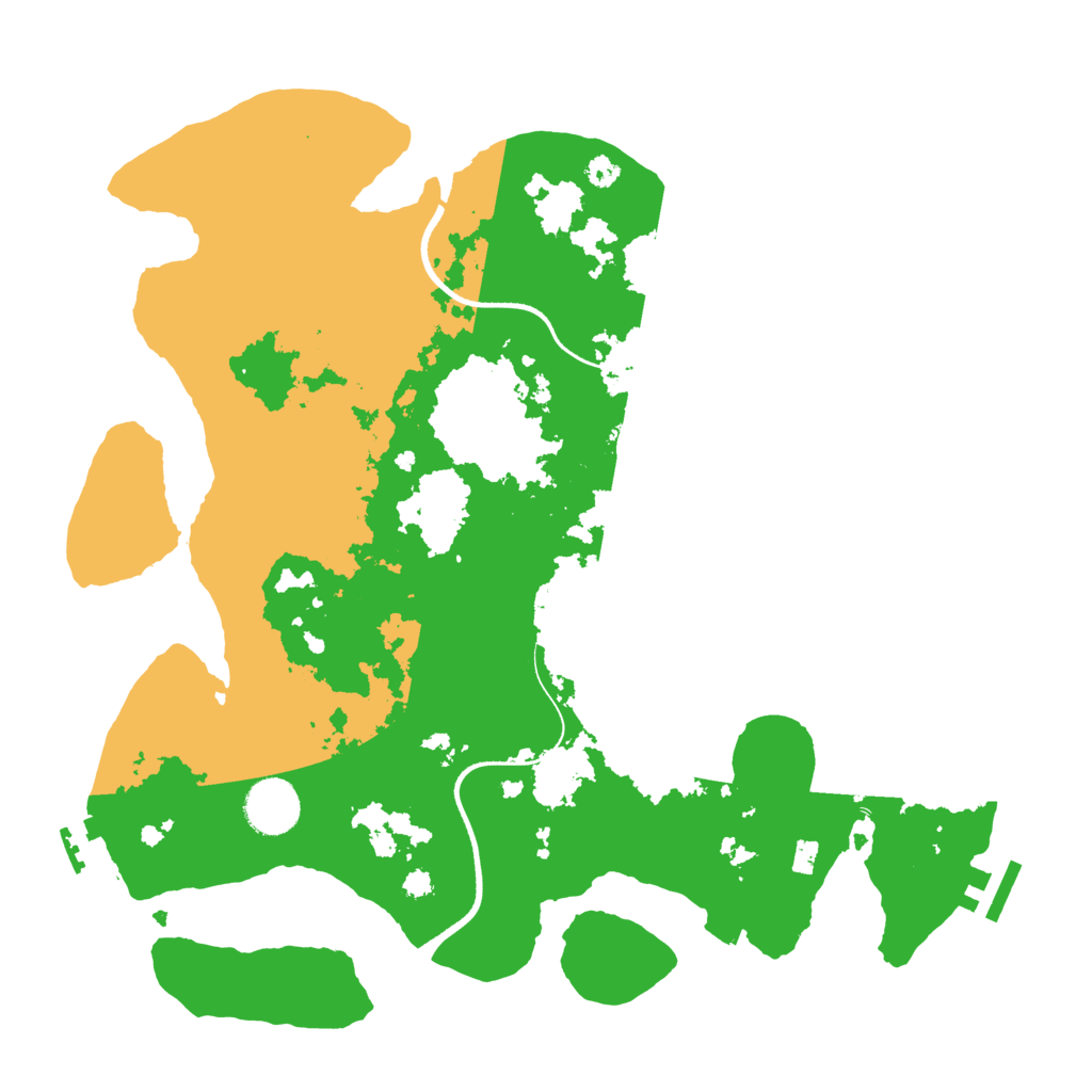 Biome Rust Map: Procedural Map, Size: 3500, Seed: 467319467