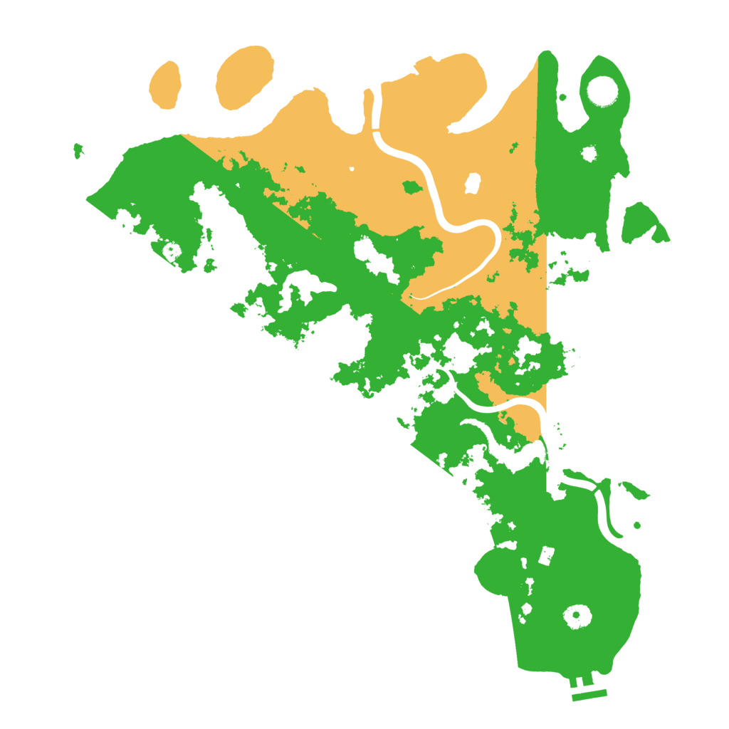 Biome Rust Map: Procedural Map, Size: 4200, Seed: 113560039