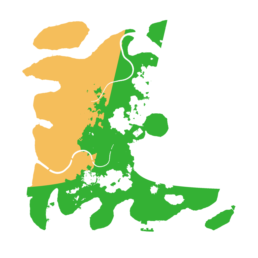 Biome Rust Map: Procedural Map, Size: 3000, Seed: 75395632