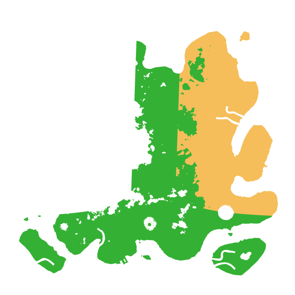 Biome Rust Map: Procedural Map, Size: 3500, Seed: 648767