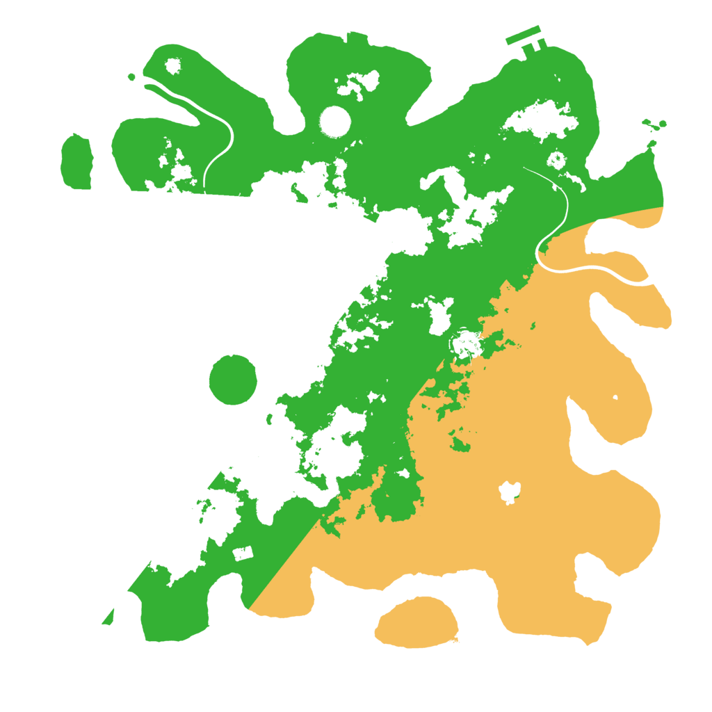 Biome Rust Map: Procedural Map, Size: 4000, Seed: 49843018