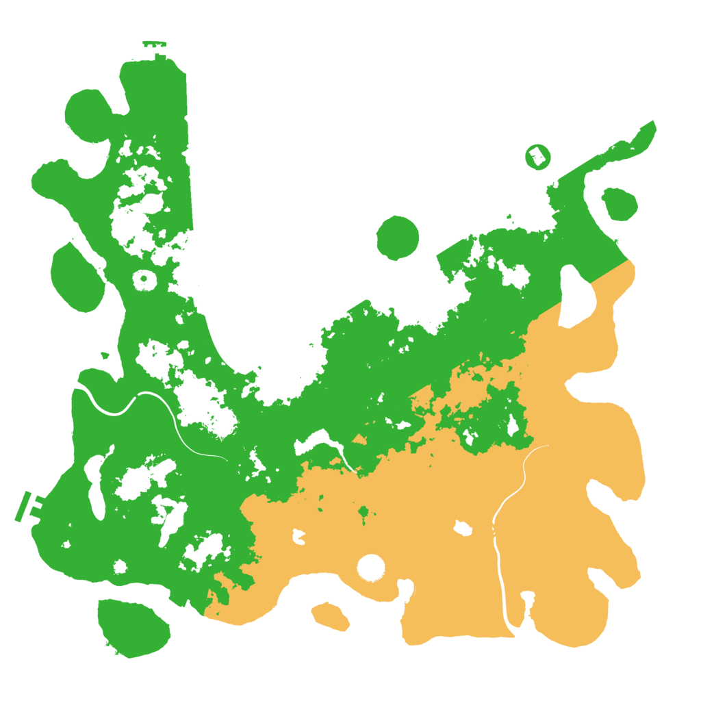 Biome Rust Map: Procedural Map, Size: 4500, Seed: 4106135