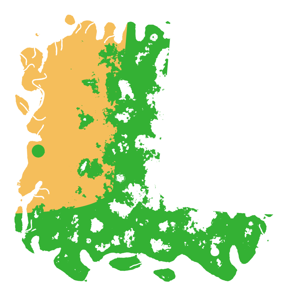 Biome Rust Map: Procedural Map, Size: 6000, Seed: 1864471590