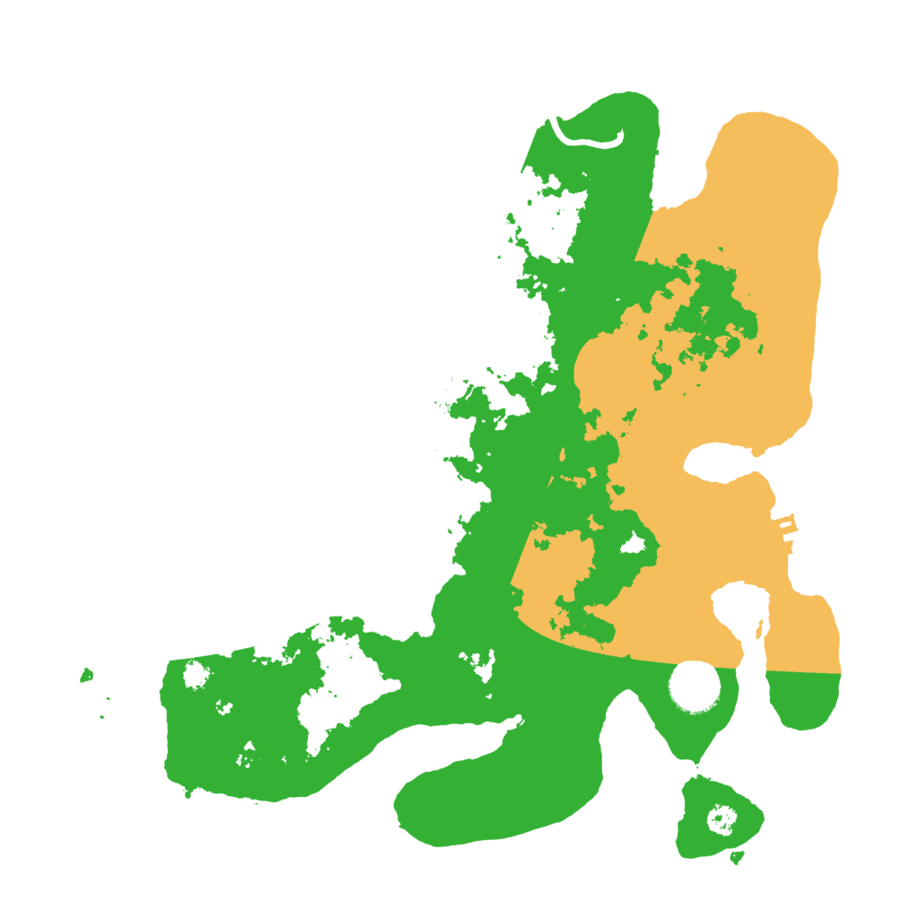 Biome Rust Map: Procedural Map, Size: 3200, Seed: 812042