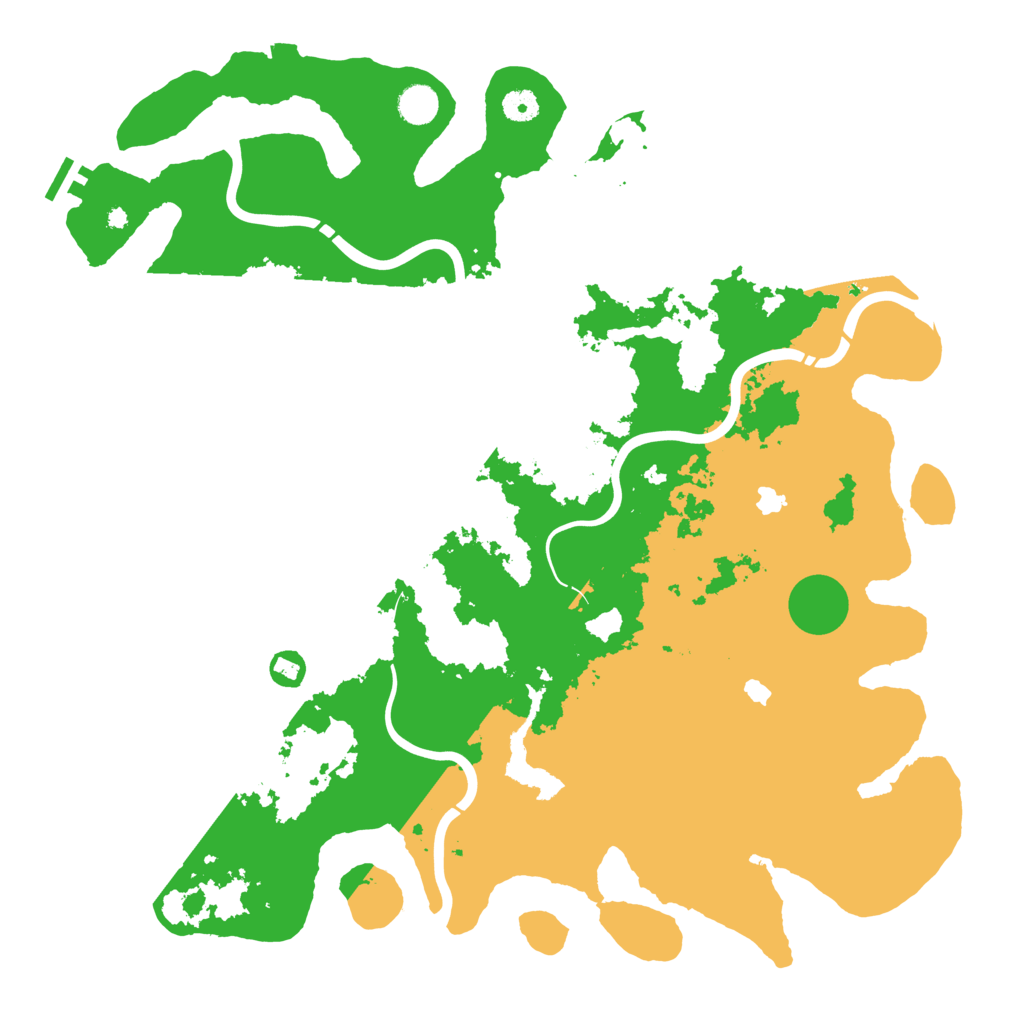 Biome Rust Map: Procedural Map, Size: 4500, Seed: 1365094