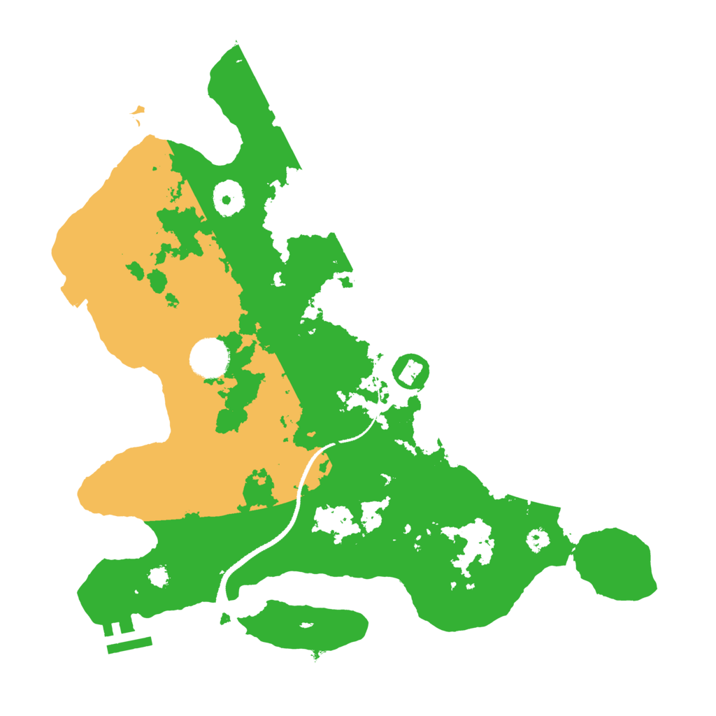 Biome Rust Map: Procedural Map, Size: 3200, Seed: 885693