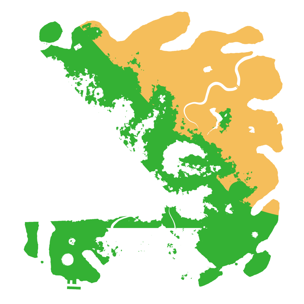 Biome Rust Map: Procedural Map, Size: 4500, Seed: 4026591