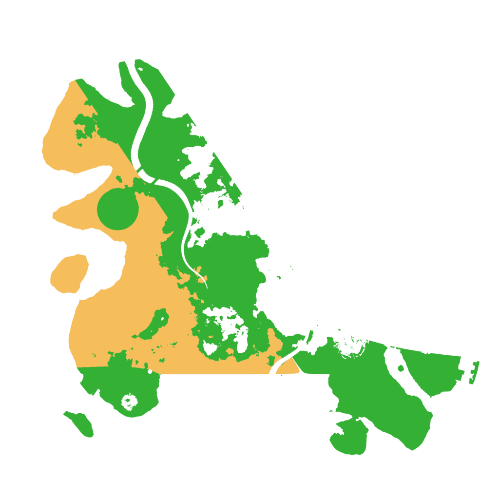 Biome Rust Map: Procedural Map, Size: 3200, Seed: 3803781