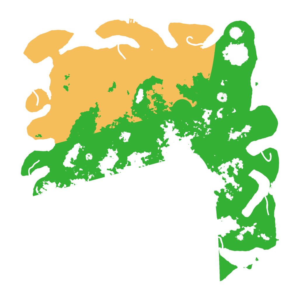 Biome Rust Map: Procedural Map, Size: 4500, Seed: 3392817