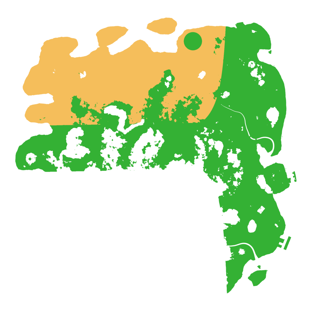 Biome Rust Map: Procedural Map, Size: 4500, Seed: 2793158