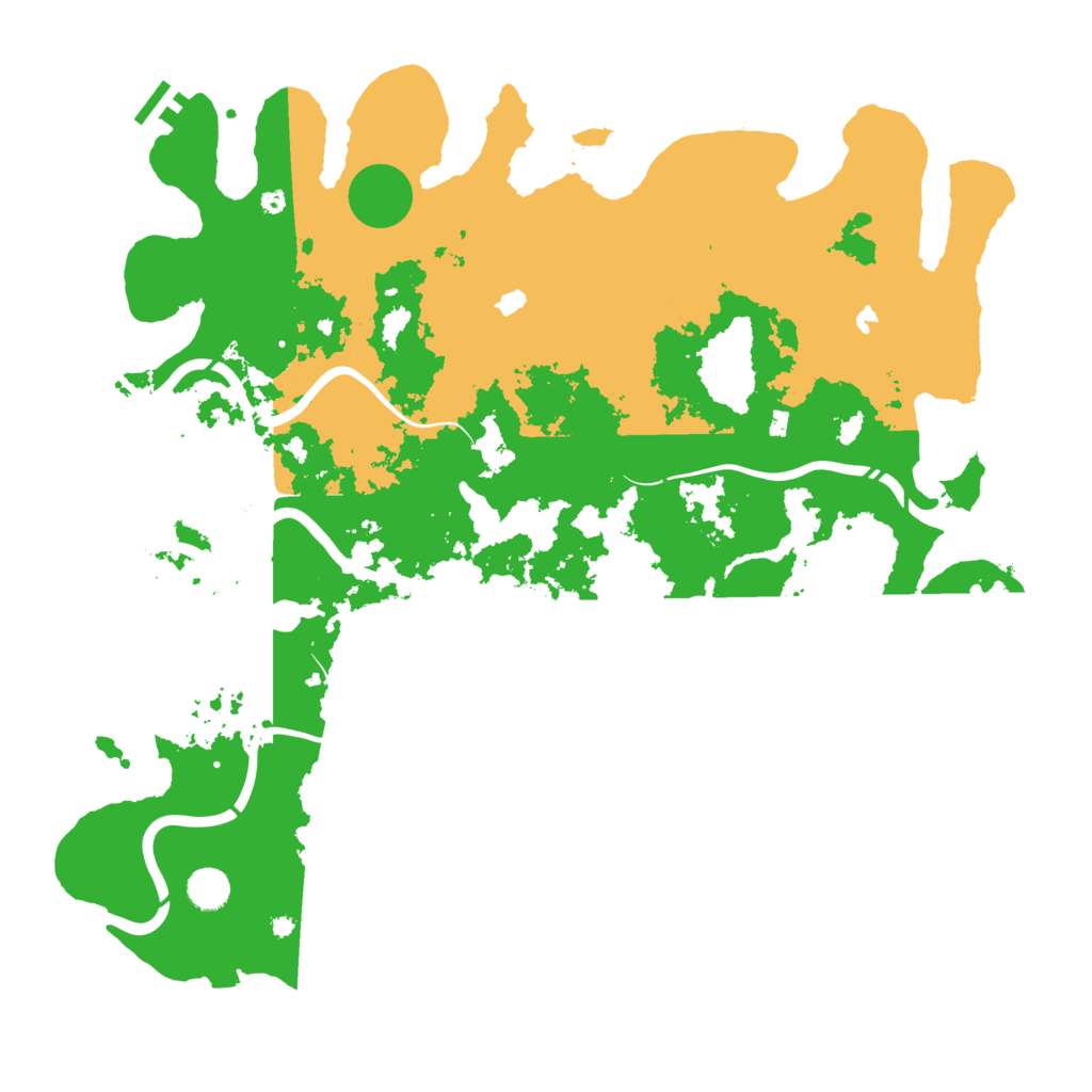 Biome Rust Map: Procedural Map, Size: 4500, Seed: 1112427
