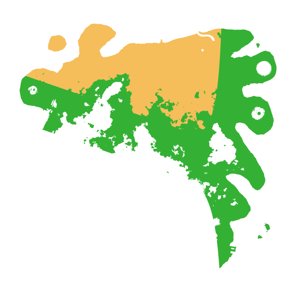 Biome Rust Map: Procedural Map, Size: 3600, Seed: 120865379