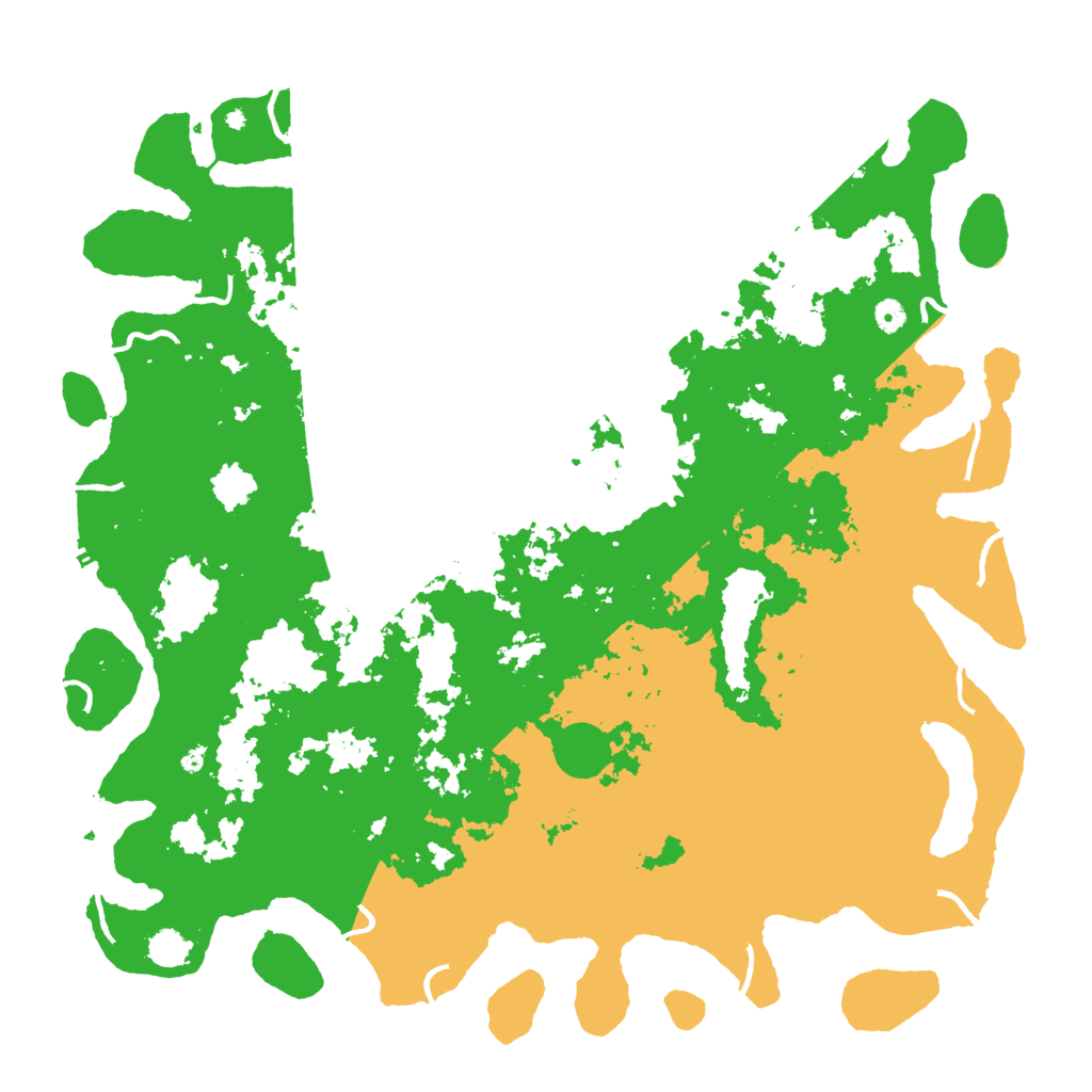 Biome Rust Map: Procedural Map, Size: 5200, Seed: 793197