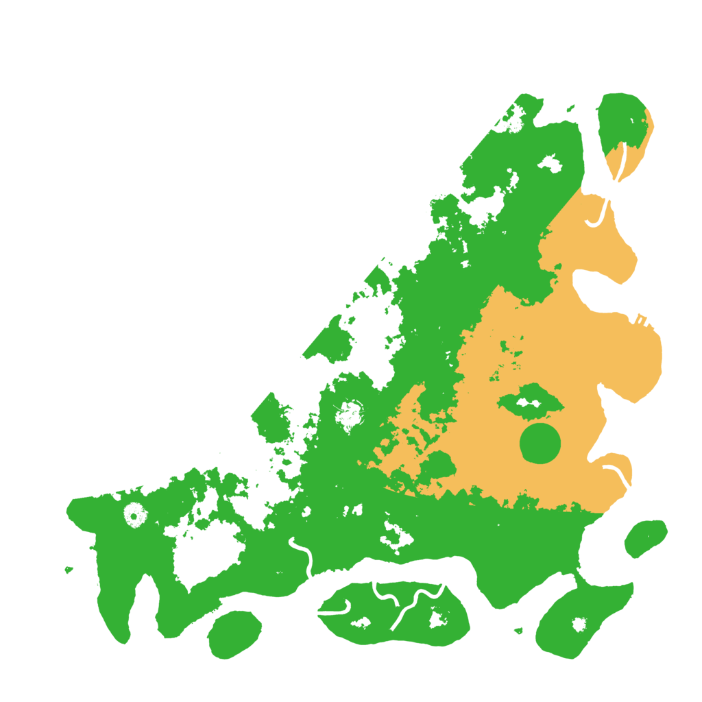 Biome Rust Map: Procedural Map, Size: 4500, Seed: 1234727