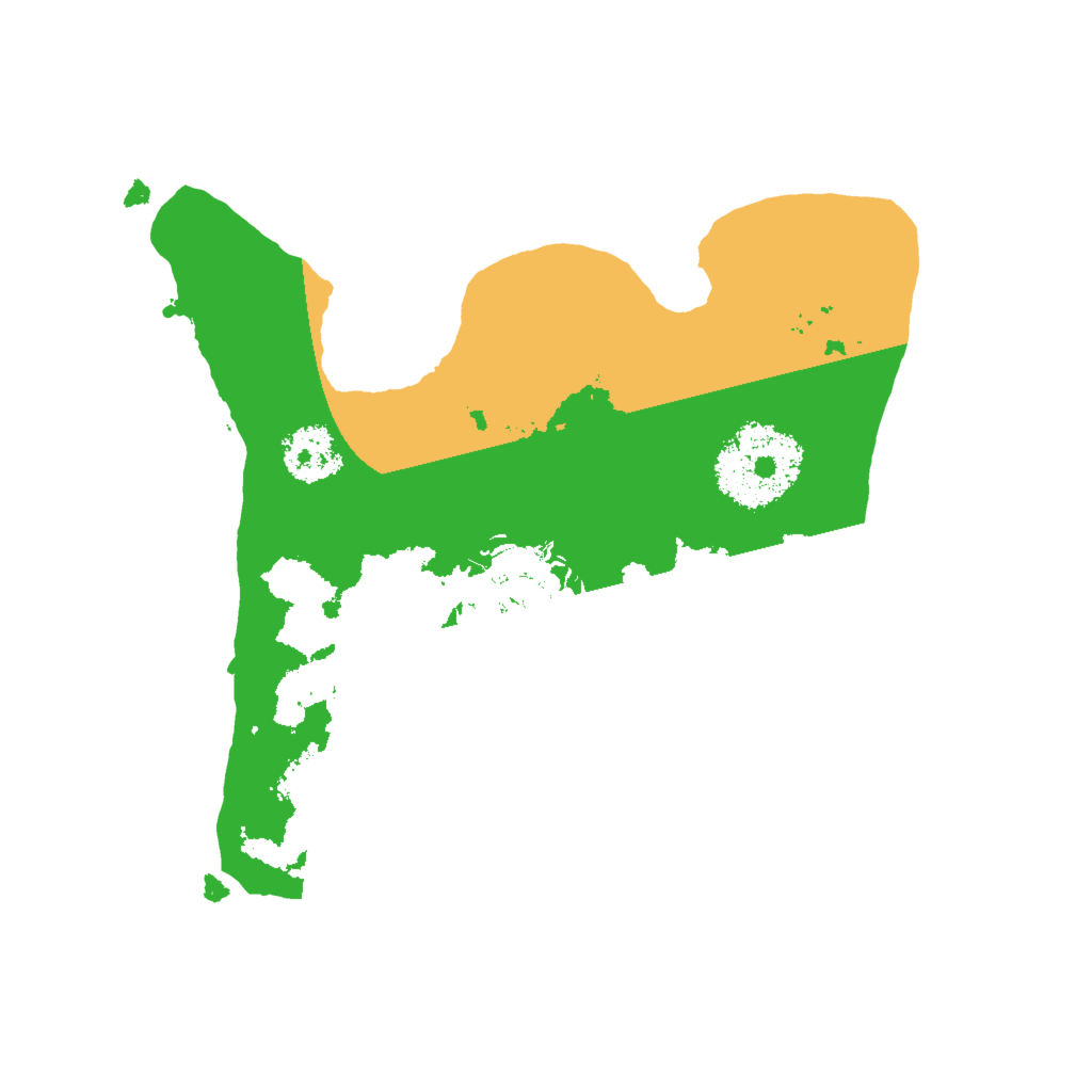 Biome Rust Map: Procedural Map, Size: 2000, Seed: 6748