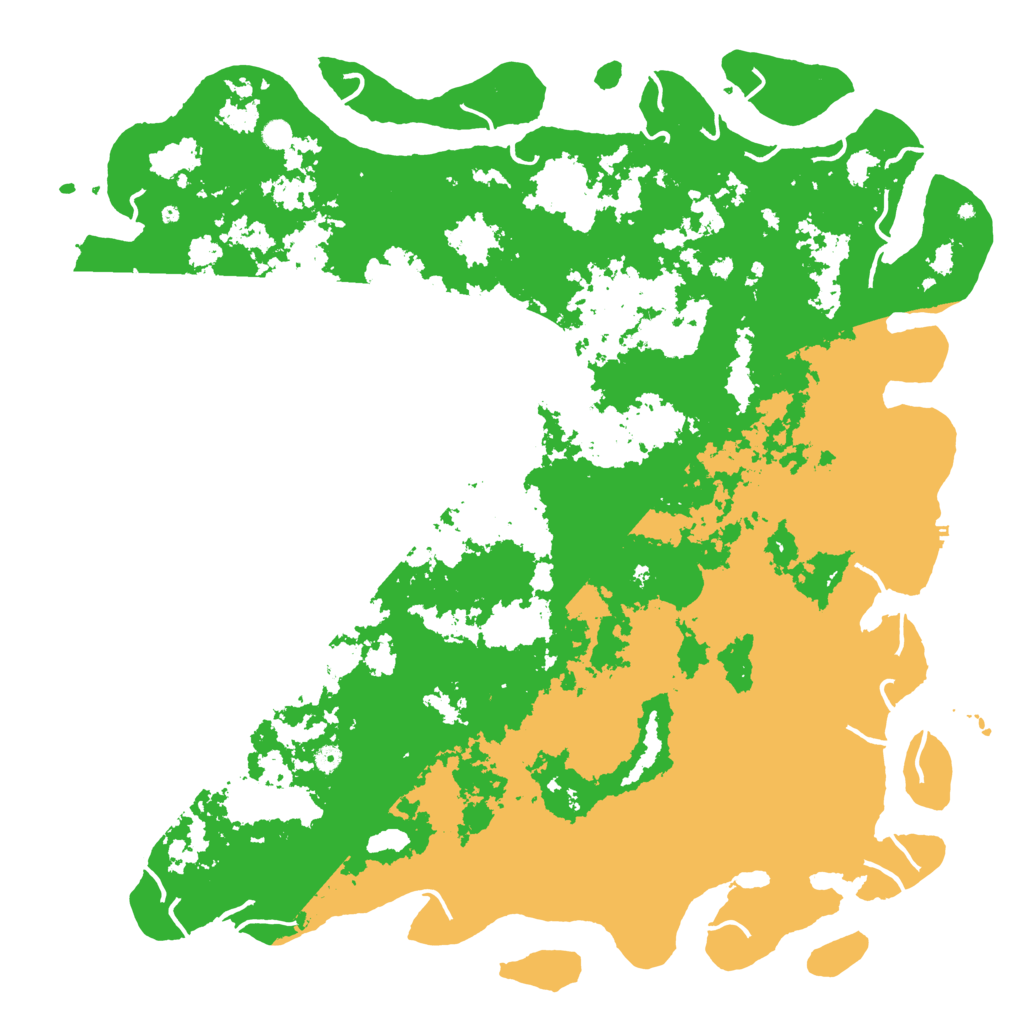Biome Rust Map: Procedural Map, Size: 6000, Seed: 686644