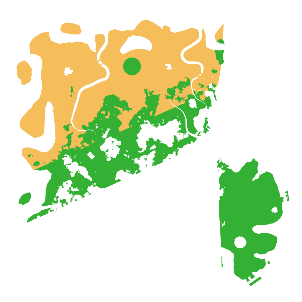 Biome Rust Map: Procedural Map, Size: 4500, Seed: 1319949