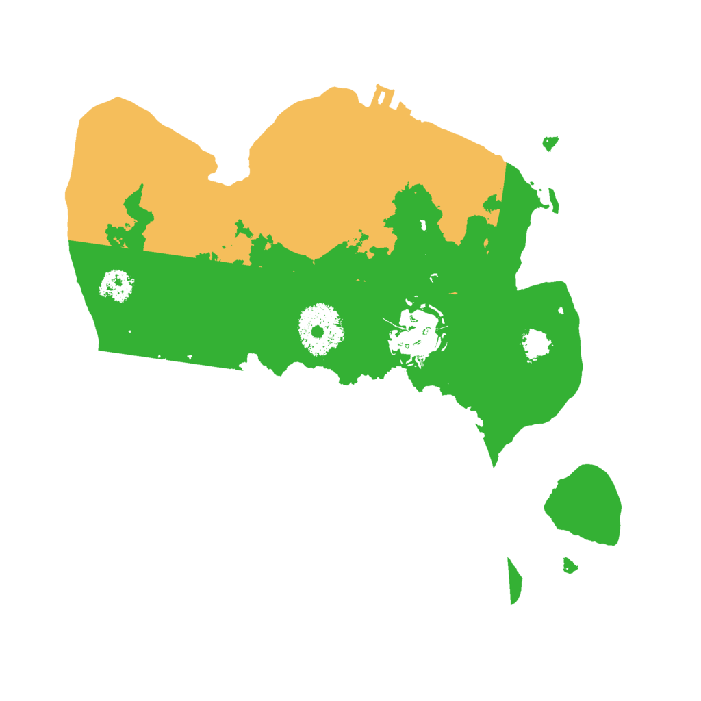 Biome Rust Map: Procedural Map, Size: 2230, Seed: 280784