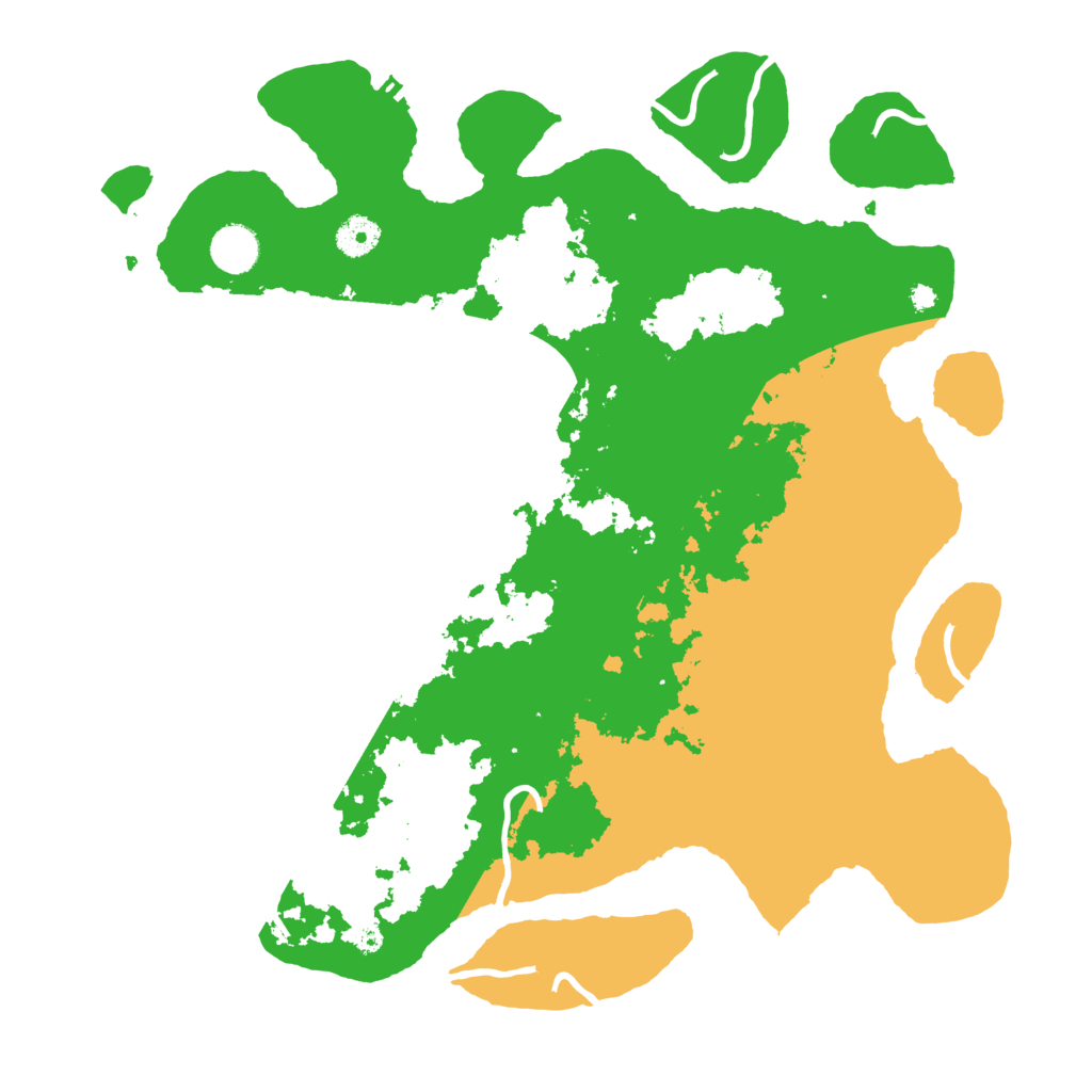 Biome Rust Map: Procedural Map, Size: 3950, Seed: 2037160140