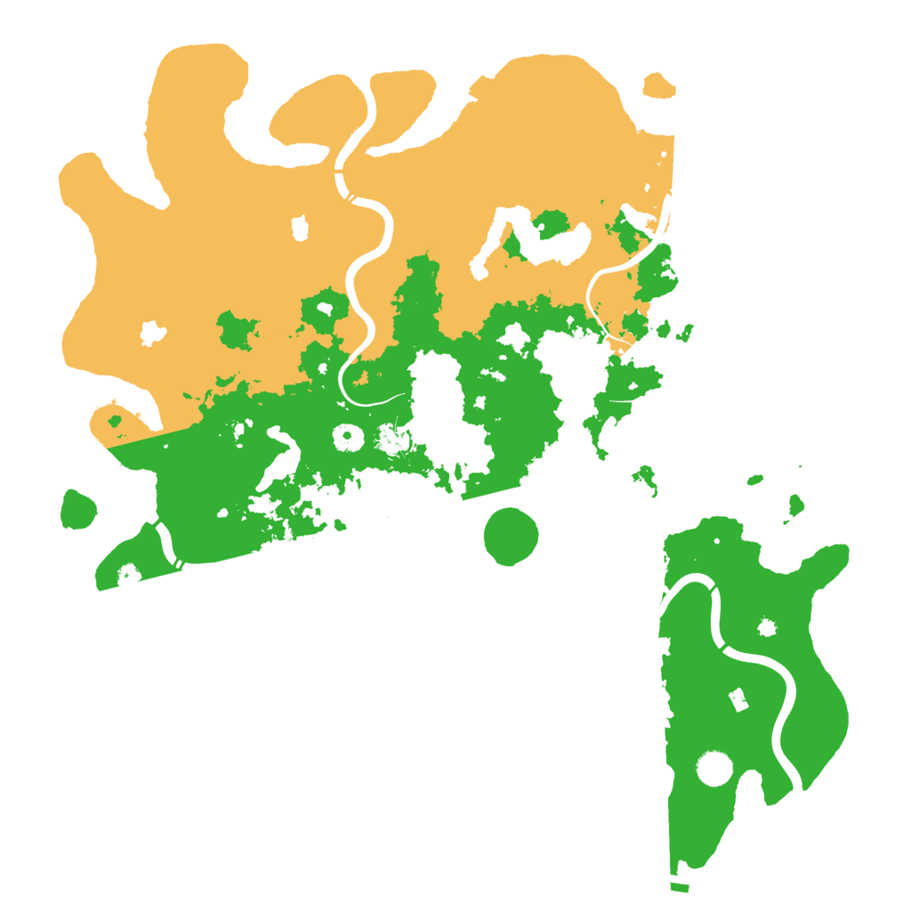 Biome Rust Map: Procedural Map, Size: 4500, Seed: 544035932