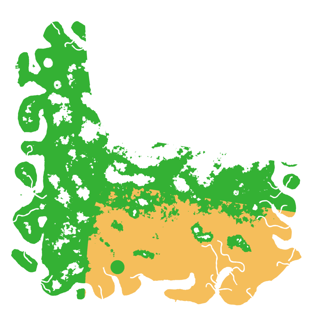 Biome Rust Map: Procedural Map, Size: 6000, Seed: 31410