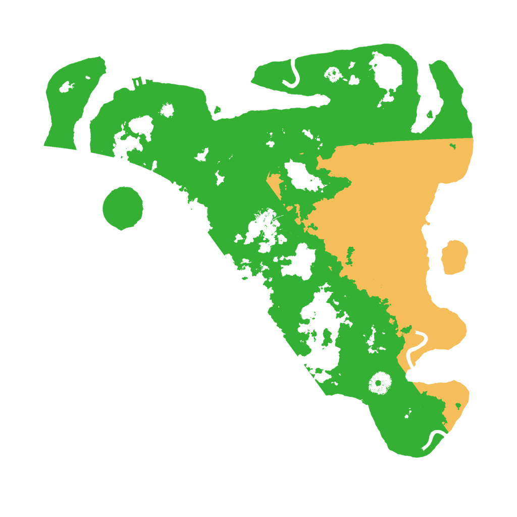 Biome Rust Map: Procedural Map, Size: 3500, Seed: 684602908