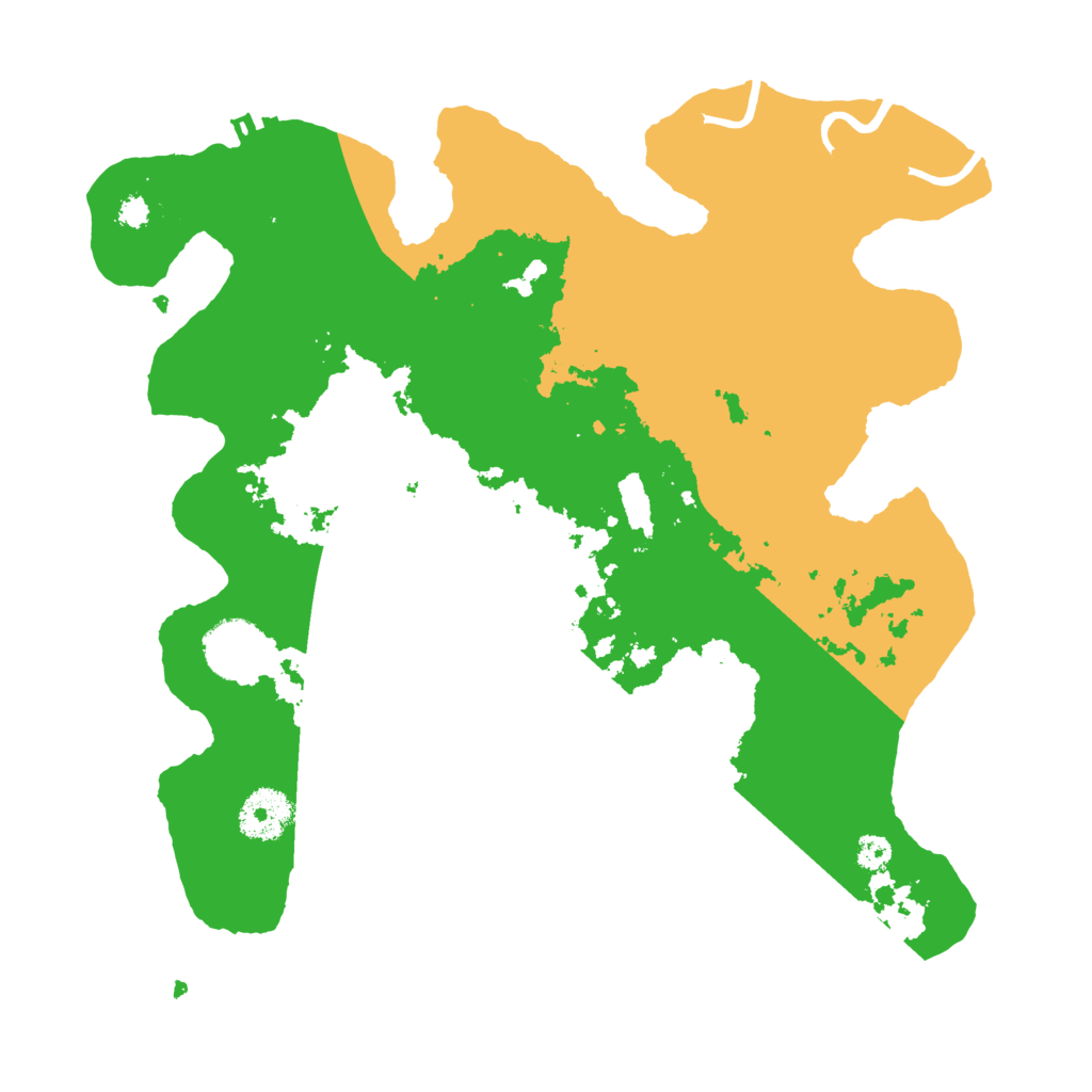 Biome Rust Map: Procedural Map, Size: 3200, Seed: 5210387