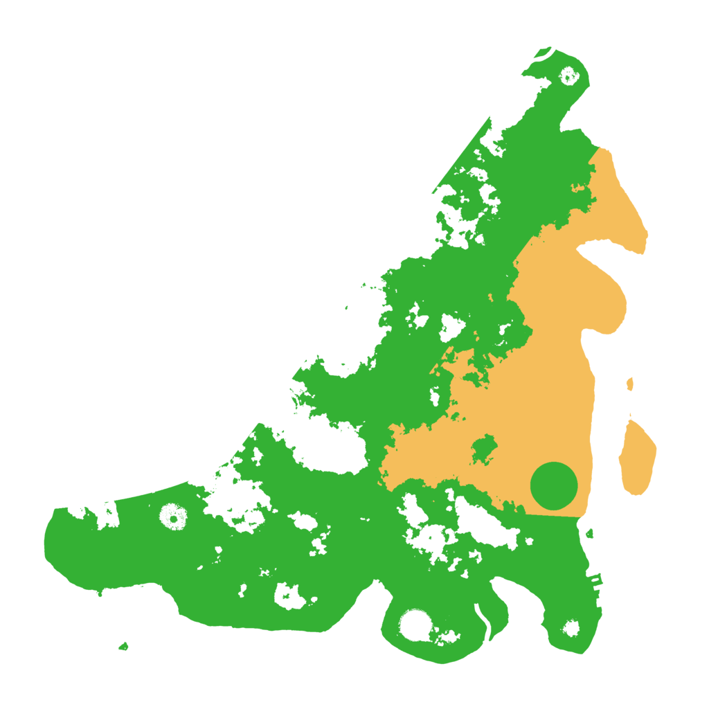 Biome Rust Map: Procedural Map, Size: 3950, Seed: 604623999