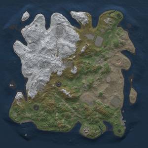 Thumbnail Rust Map: Procedural Map, Size: 3950, Seed: 604623999, 20 Monuments