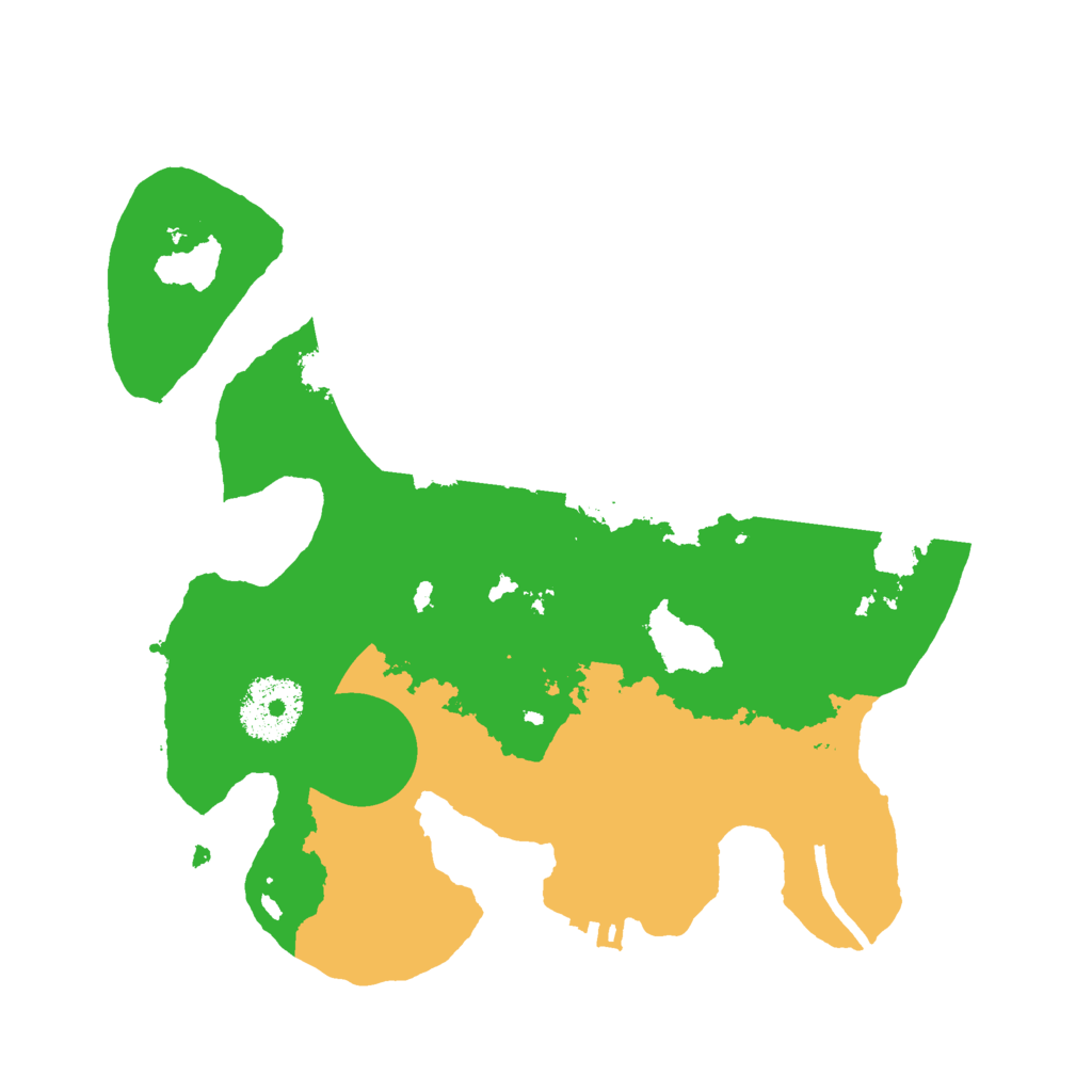 Biome Rust Map: Procedural Map, Size: 2600, Seed: 2147483645