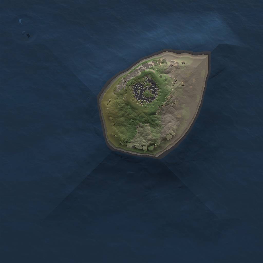 Rust Map: Procedural Map, Size: 1000, Seed: 1596174247, 3 Monuments