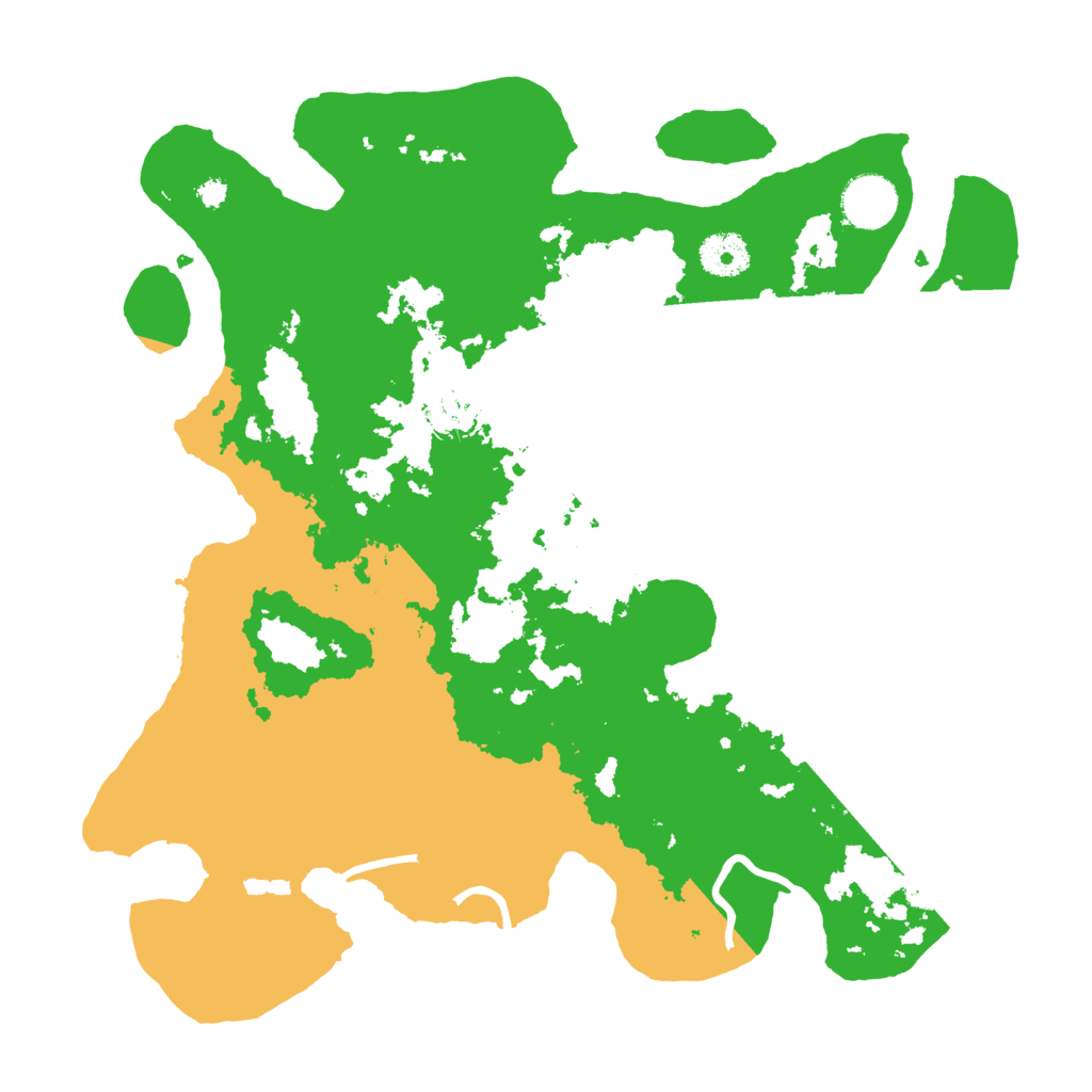 Biome Rust Map: Procedural Map, Size: 3500, Seed: 589992