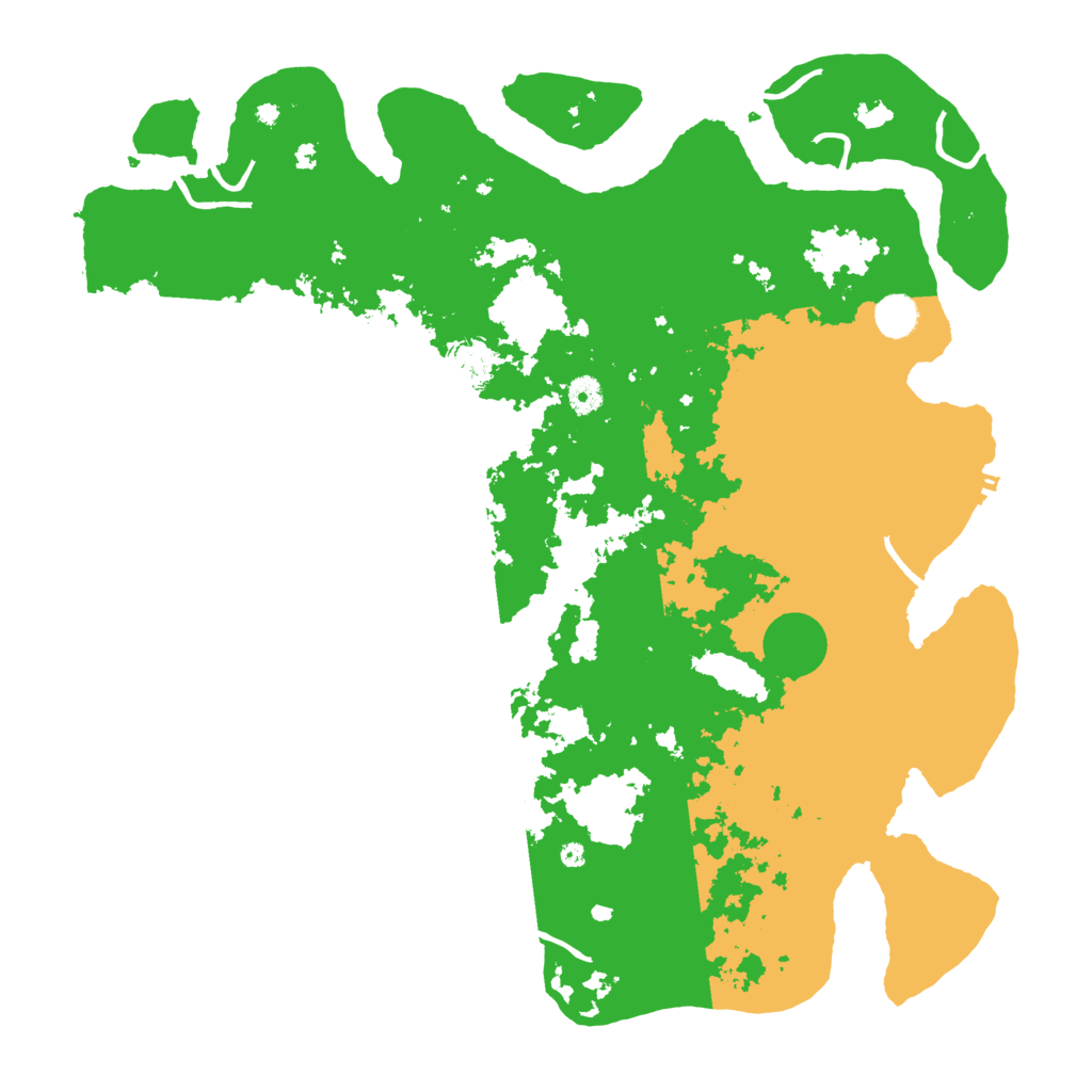 Biome Rust Map: Procedural Map, Size: 4500, Seed: 6231971