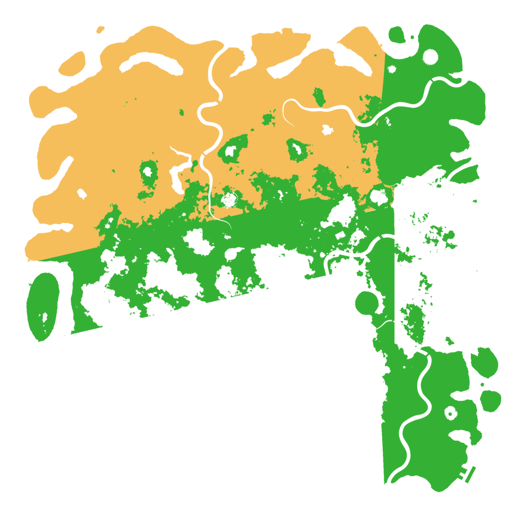 Biome Rust Map: Procedural Map, Size: 6000, Seed: 916711