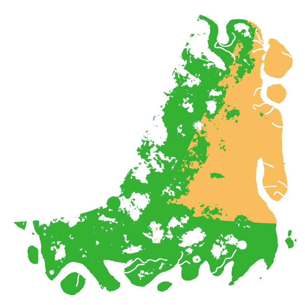Biome Rust Map: Procedural Map, Size: 6000, Seed: 582037