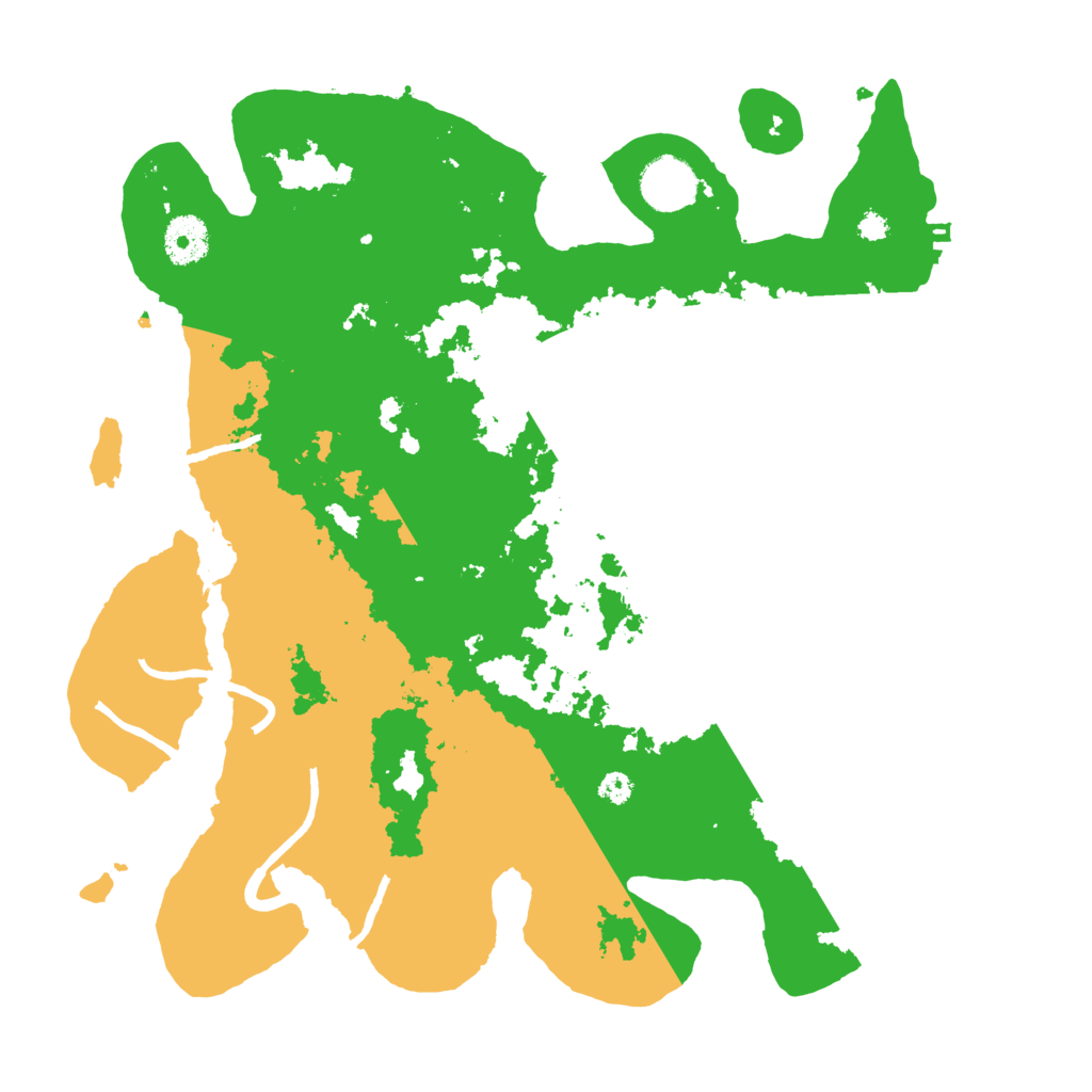 Biome Rust Map: Procedural Map, Size: 3500, Seed: 4485602