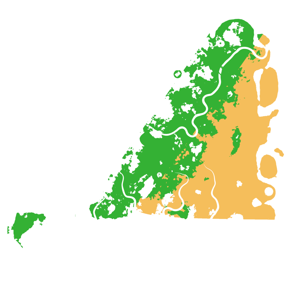 Biome Rust Map: Procedural Map, Size: 6000, Seed: 818131