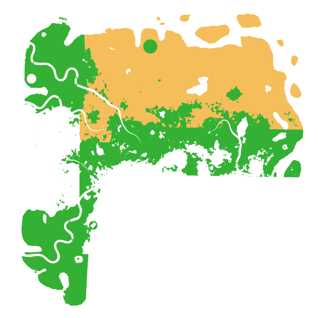 Biome Rust Map: Procedural Map, Size: 6000, Seed: 962058