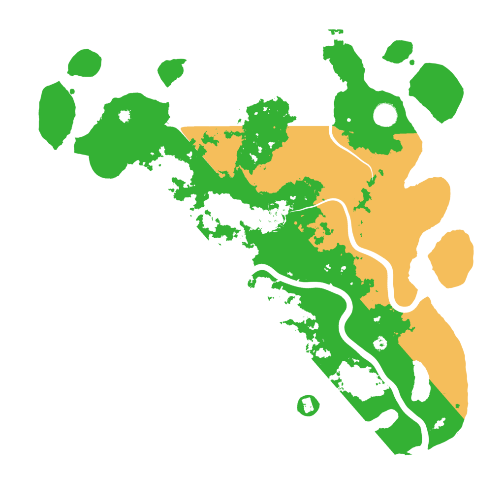 Biome Rust Map: Procedural Map, Size: 3800, Seed: 1568