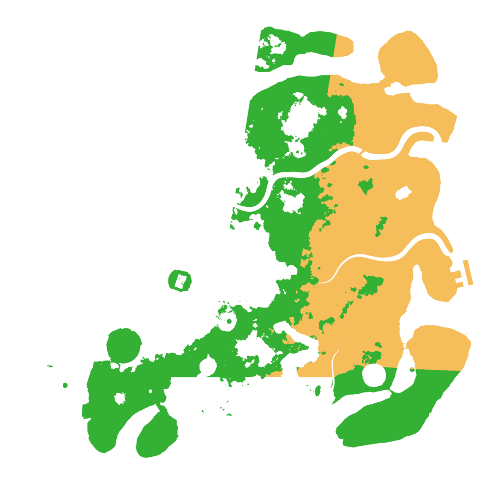 Biome Rust Map: Procedural Map, Size: 4000, Seed: 9256275