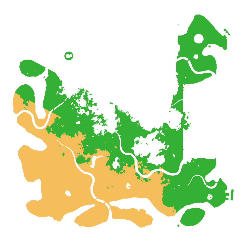 Biome Rust Map: Procedural Map, Size: 4500, Seed: 5316909