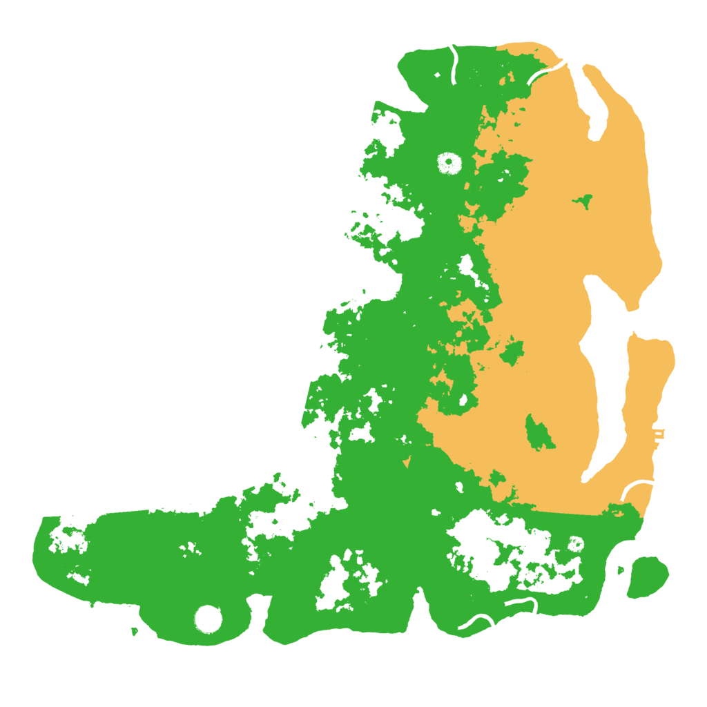 Biome Rust Map: Procedural Map, Size: 4500, Seed: 4157560