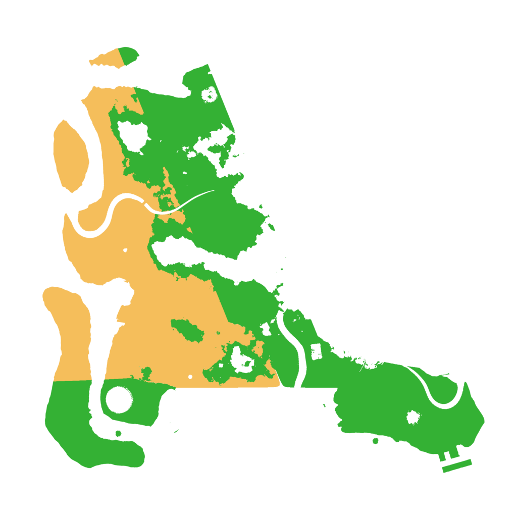 Biome Rust Map: Procedural Map, Size: 3500, Seed: 904765