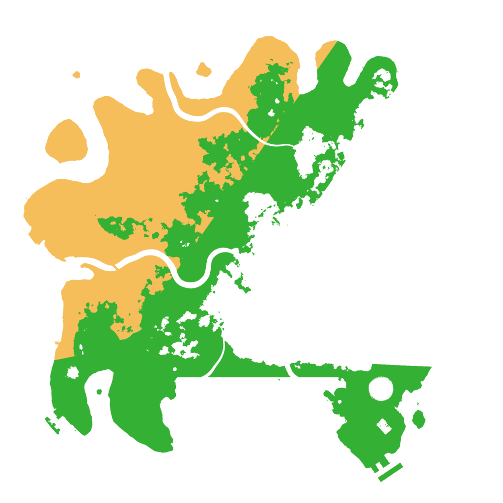 Biome Rust Map: Procedural Map, Size: 3750, Seed: 1360463156