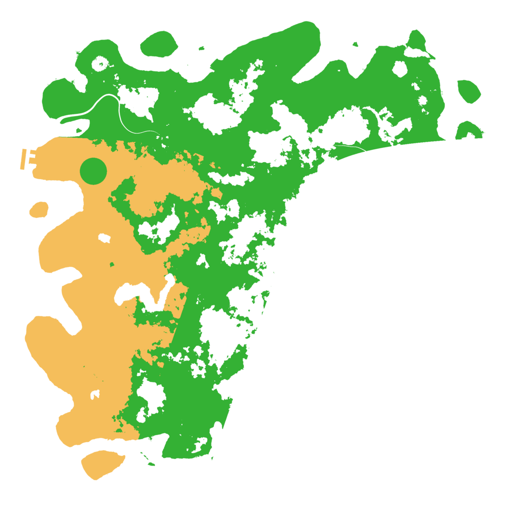 Biome Rust Map: Procedural Map, Size: 5000, Seed: 444221150